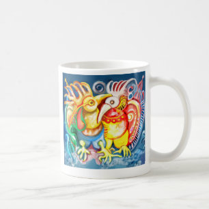 Precolumbian Vögel Kaffeetasse