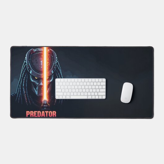 Predator Jedi Desk Mat - Pixel Art Gaming Schreibtischunterlage (Tastatur & Maus)