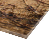 Predator Lion in Südafrika Schneidebrett (Ecke)