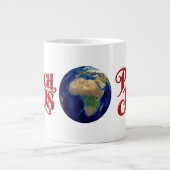 Predige Jesus Jumbo-Tasse (Vorderseite)