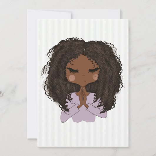 Predigen der Afrikanerin Amerikanerin Bachelorette Einladung (Vorderseite)