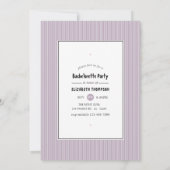 Predigen der Afrikanerin Amerikanerin Bachelorette Einladung (Rückseite)