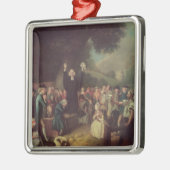 Predigen Georges Whitefield Silbernes Ornament (Links)
