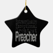 Prediger Extraordinaire Keramik Ornament (Vorne)