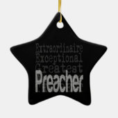 Prediger Extraordinaire Keramik Ornament (Hinten)
