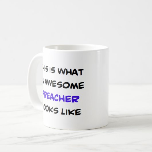 Prediger, phantastisch kaffeetasse (Vorderseite Links)