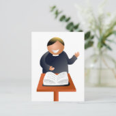 Prediger Postkarte (Stehend Vorderseite)
