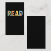 Predigerin Lesekinder Bildung Buch Lover Visitenkarte (Vorne/Hinten)