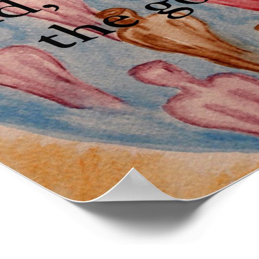 Predigt das Evangelium Poster (Ecke)