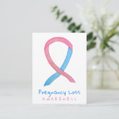 Predigt Loss Bewusstsein Ribbon Art Postkarte (Stehend Vorderseite)