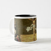 Predigt Martins Luthers Zweifarbige Tasse (Vorderseite Links)