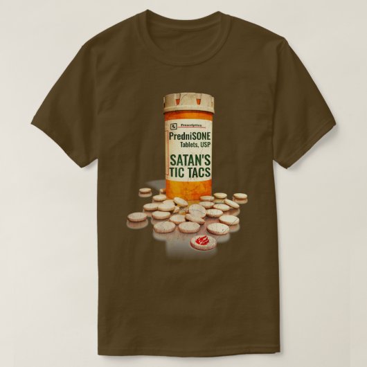 Prednison alias SATANS TIC TACS T-Shirt (Design vorne)