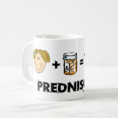 Prednison-Monster Kaffeetasse (Vorderseite Links)