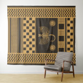 Predynastic Ägypten Palm Tapestry Wandteppich (Beispiel (Horizontal))