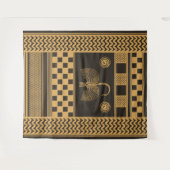 Predynastic Ägypten Palm Tapestry Wandteppich (Vorderseite (Horizontal))