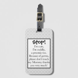 Preemie-Rolltag Gepäckanhänger