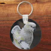 Preening Cockatoo Keyring Schlüsselanhänger (Vorderseite)
