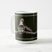 Preening Hummingbird Kaffeetasse (Vorderseite Links)