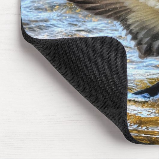 Preening Mallard Duck Birdlover Wildlife Mousepad (Ecke)