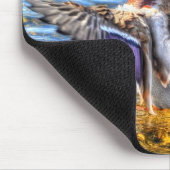 Preening Mallard Duck Birdlover Wildlife Mousepad (Ecke)