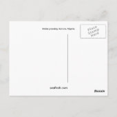 Preening Robins Postkarte (Rückseite)