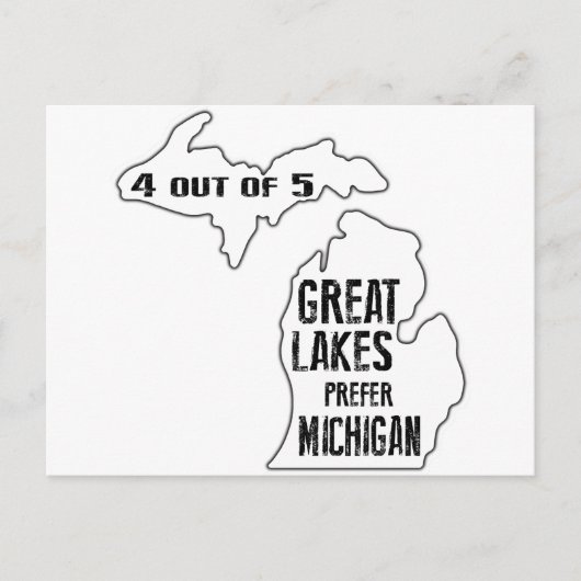 Prefer Michigan Postkarte (Vorderseite)