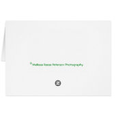 "Preflight" Biplane Airplane Happy Birthday Card (Rückseite Horizontal)