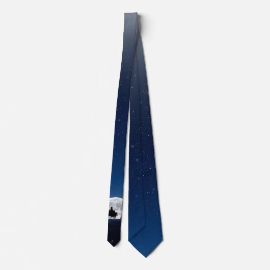 Preflight - Men's Custom Christmas Necktie Krawatte (Rückseite)