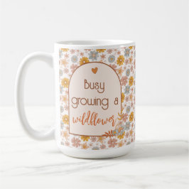 Pregancy Mommy-to-be Tasse Boho Wildblume