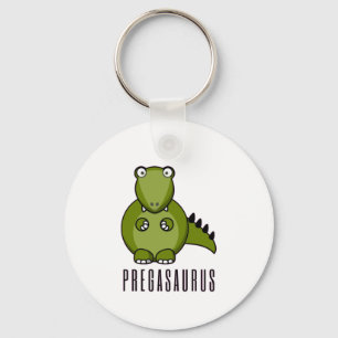 Pregasaurus Funny Geschenk für Schwangerschaft An Schlüsselanhänger