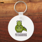 Pregasaurus Funny Geschenk für Schwangerschaft Ank Schlüsselanhänger (Vorderseite)
