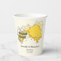 Pregger Kegger Beer Watercolor Co-ED Kinderdusche