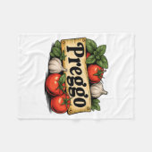 Preggo Costume Pregnancy Announcement Preggo Pasta Fleecedecke (Vorderseite (Horizontal))