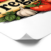 Preggo Costume Pregnancy Announcement Preggo Pasta Poster (Ecke)