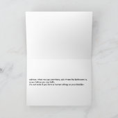 Preggo muss jetzt pinkeln! karte (Innenseite)