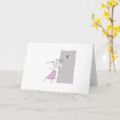 Preggo muss jetzt pinkeln! karte (Gelbe Blume)