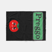 Preggo Sauce Funny Maternity Halloween Kostüm Tom Fleecedecke (Vorderseite (Horizontal))