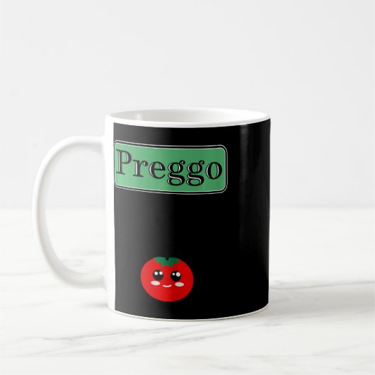Preggo Sauce Funny Maternity Halloween Kostüm Tom Kaffeetasse (Links)