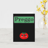 Preggo Sauce Funny Maternity Halloween Kostüm Tom Karte (Gelbe Blume)