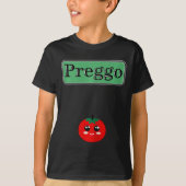 Preggo Sauce Funny Maternity Halloween Kostüm Tom T-Shirt (Vorderseite)