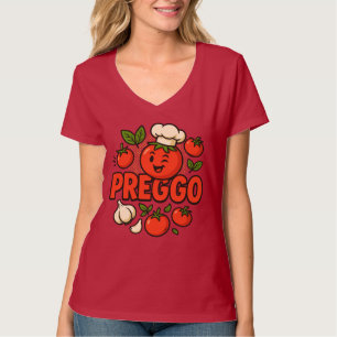 Preggo Sauce Kostüm Schwangerschaftsankündigung T-Shirt