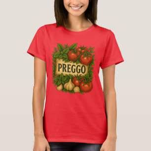 Preggo Sauce Kostüm Schwangerschaftsankündigung T-Shirt