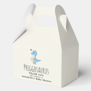 Preggosaurus Niedlich Dinosaur Boy Baby Dusche Geschenkschachtel