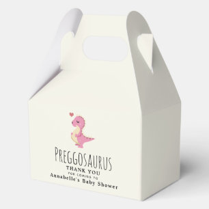 Preggosaurus Niedlich Dinosaur Girl Babydusche Geschenkschachtel