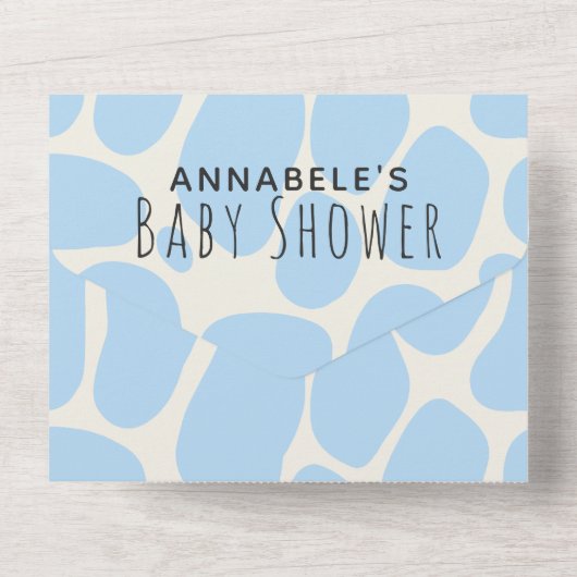 Preggosaurus Niedlich Funny Dinosaur Boy Baby Dusc All In One Einladung (Rückseite)