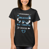 Pregnancy Achievement Unlocked New Character Cr  B T-Shirt (Vorderseite)