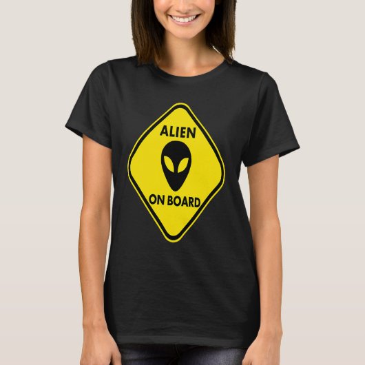 Pregnancy Alien on Board T-Shirt (Vorderseite)