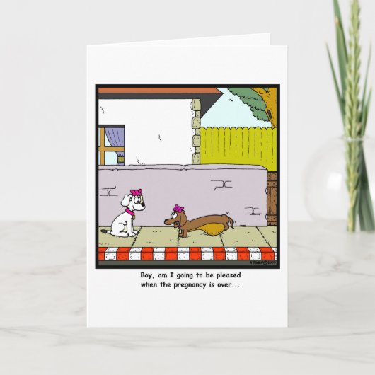 Pregnancy Ankündigung (Vorderseite)