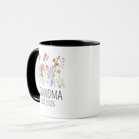 Pregnancy Ankündigung Großeltern Geschenk New Gran Tasse (Vorderseite Links)