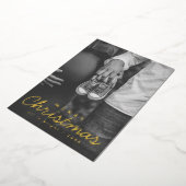 Pregnancy Ankündigung Weihnachts Grußkarte (Gedreht)